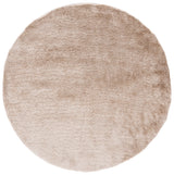 Safavieh Shag 7'-0" x 7'-0" Rug in Dark Beig