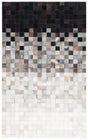 Safavieh Studio Leather 3'-0" x 5'-0" Rug in Ivory / Black