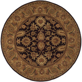 Safavieh Classic 8'-0" x 8'-0" Rug in Dark Plum / Gold