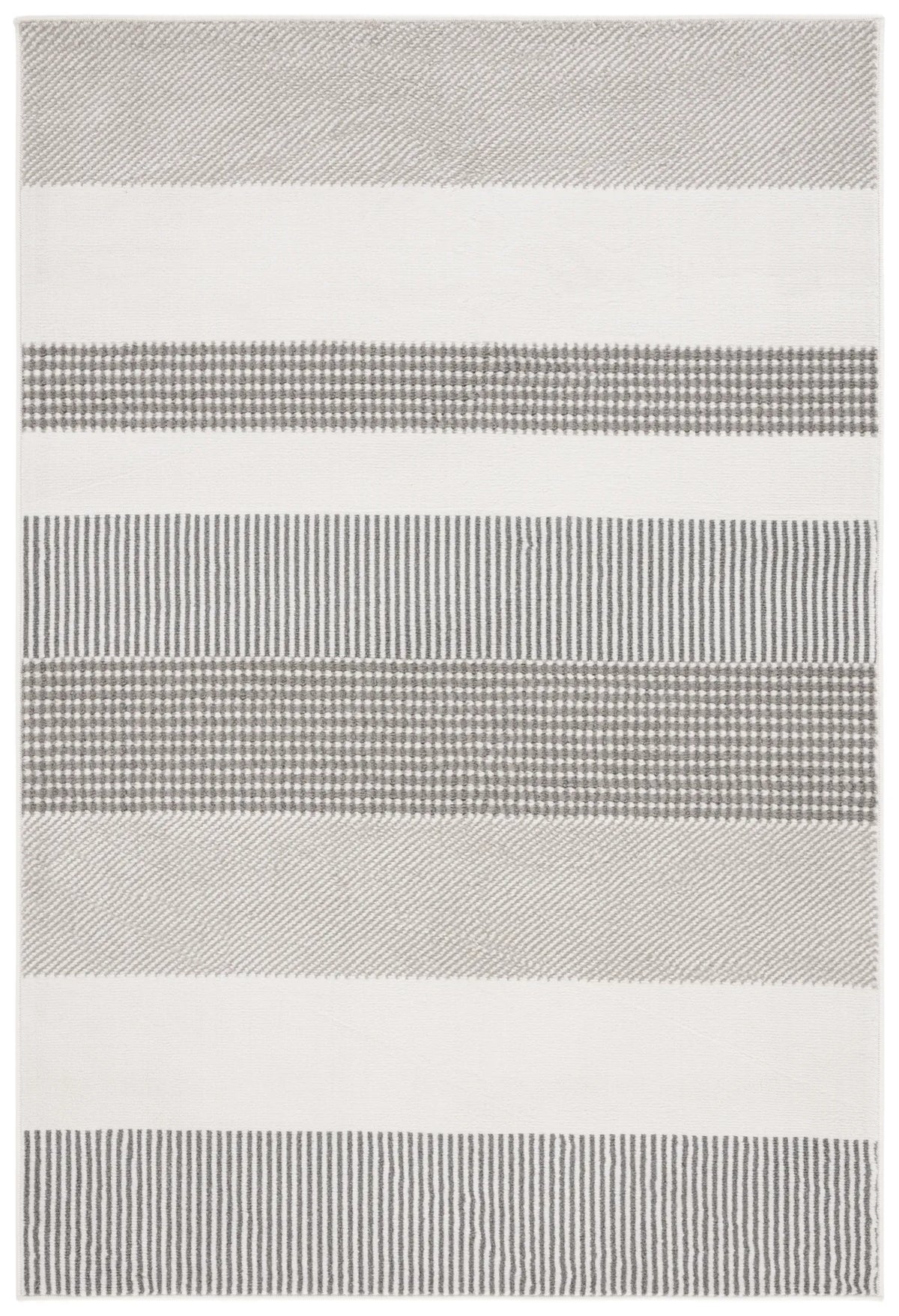 Safavieh Pyramid 4'-5" x 6'-5" Rug in Ivory / Grey