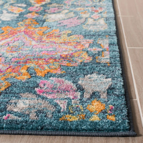 Safavieh Madison 10'-0" x 14'-0" Rug in Blue / Orange