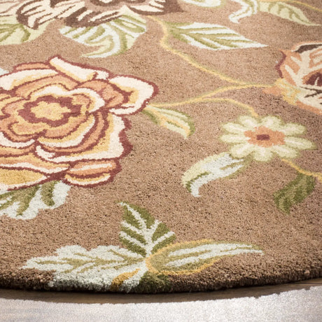 Safavieh Blossom 6'-0" x 6'-0" Rug in Brown / Multi