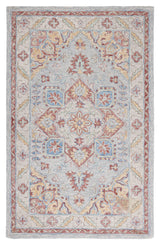 Safavieh Metro 4'-0" x 6'-0" Rug in Grey / Rust