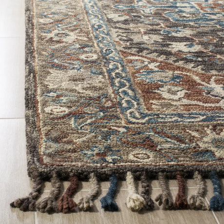 Safavieh Aspen 4'-0" x 6'-0" Rug in Charcoal / Light Brown