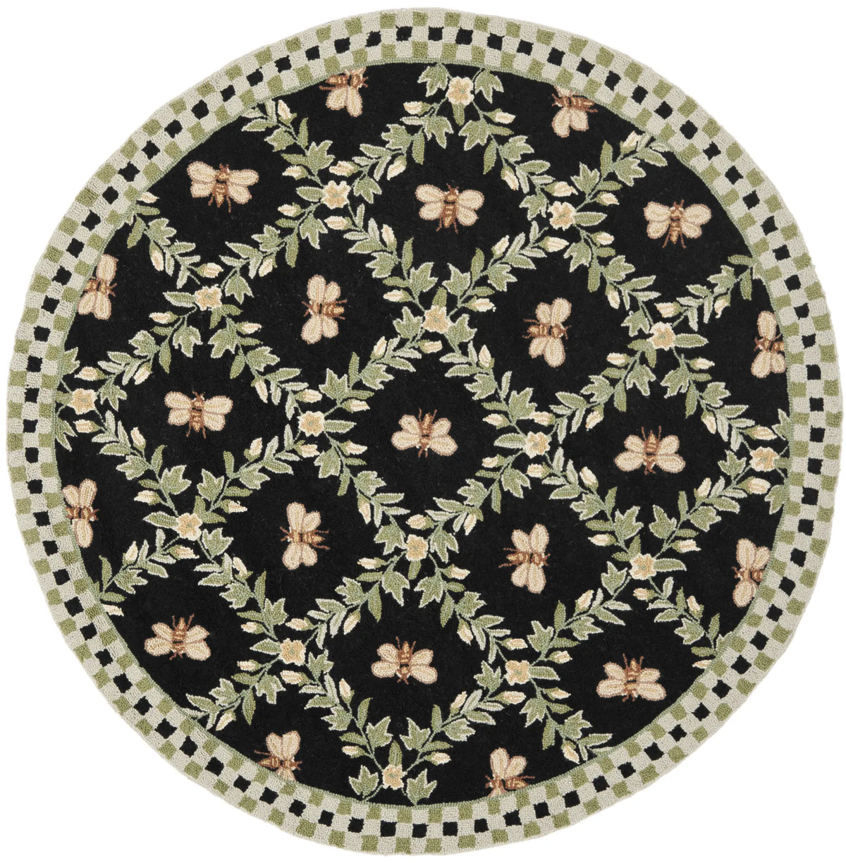 Safavieh Chelsea 5'-6" x 5'-6" Rug in Black