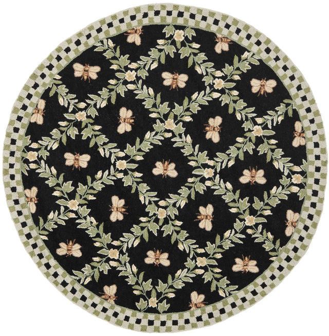 Safavieh Chelsea 5'-6" x 5'-6" Rug in Black