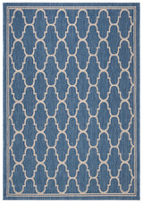 Safavieh Courtyard 4'-0" x 5'-7" Rug in Blue / Beige