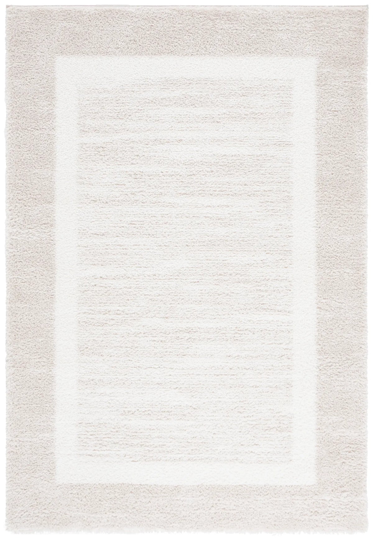 Safavieh Tahoe Shag 4'-0" x 6'-0" Rug in Beige / Ivory