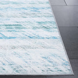 Safavieh Malibu 4'-0" x 6'-0" Rug in Grey / Aqua