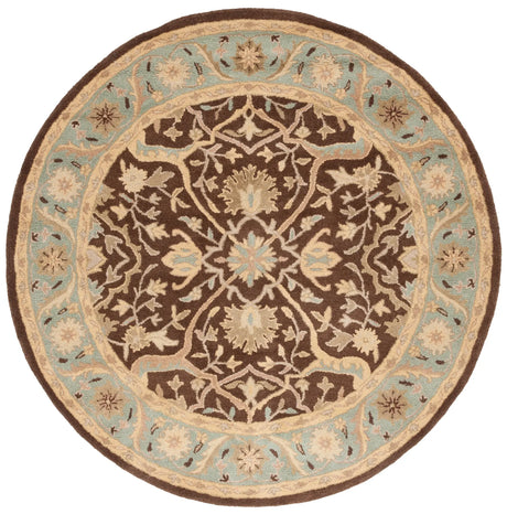 Safavieh Antiquity 6'-0" x 6'-0" Rug in Brown / Green