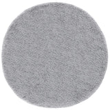 Safavieh Luxe Shag 6'-0" x 6'-0" Rug in Grey