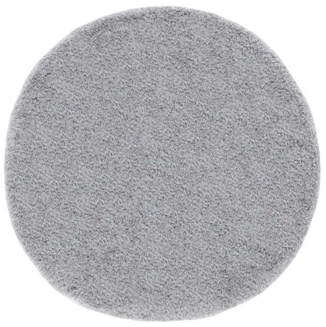 Safavieh Luxe Shag 6'-0" x 6'-0" Rug in Grey