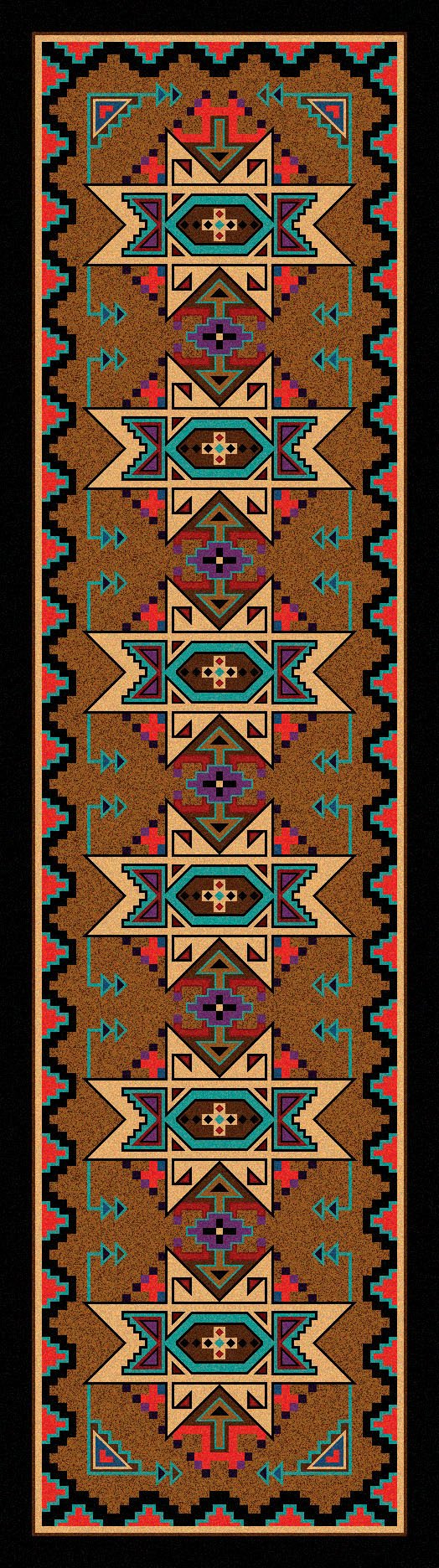 American Dakota Deep Gorge Bright Rug