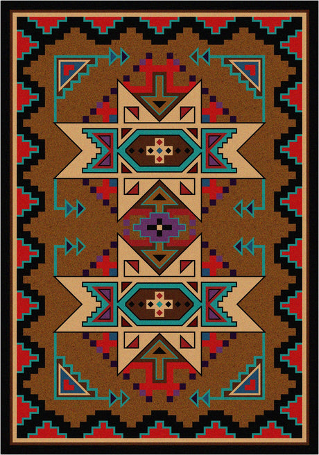 American Dakota Deep Gorge Bright Rug
