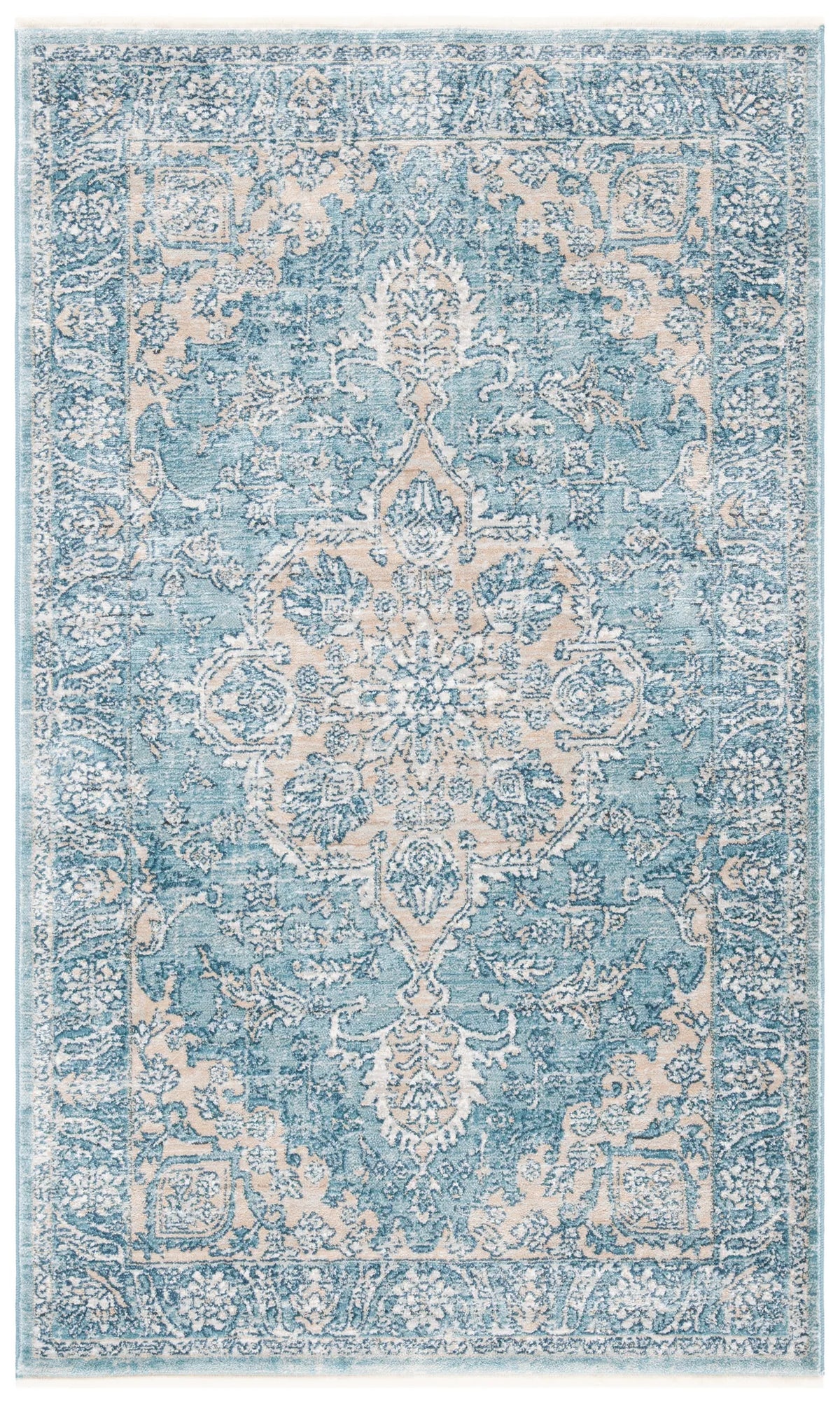 Safavieh Victoria 3'-0" x 5'-0" Rug in Blue / Grey