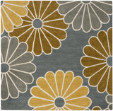 Safavieh Soho 6'-0" x 6'-0" Rug in Grey / Yellow