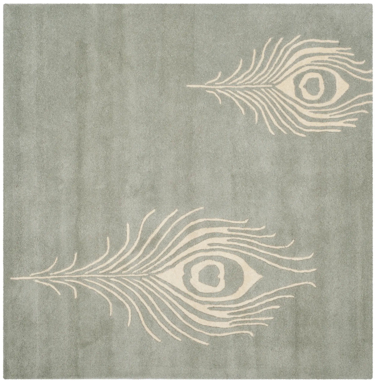 Safavieh Soho 6'-0" x 6'-0" Rug in Grey / Ivory