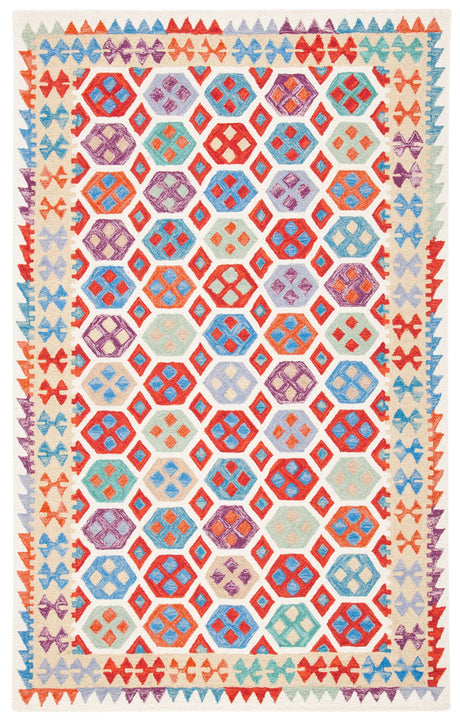 Safavieh Aspen 4'-0" x 6'-0" Rug in Ivory / Red