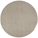 Safavieh Natural Fiber 6'-0" x 6'-0" Rug in Natural / Taupe