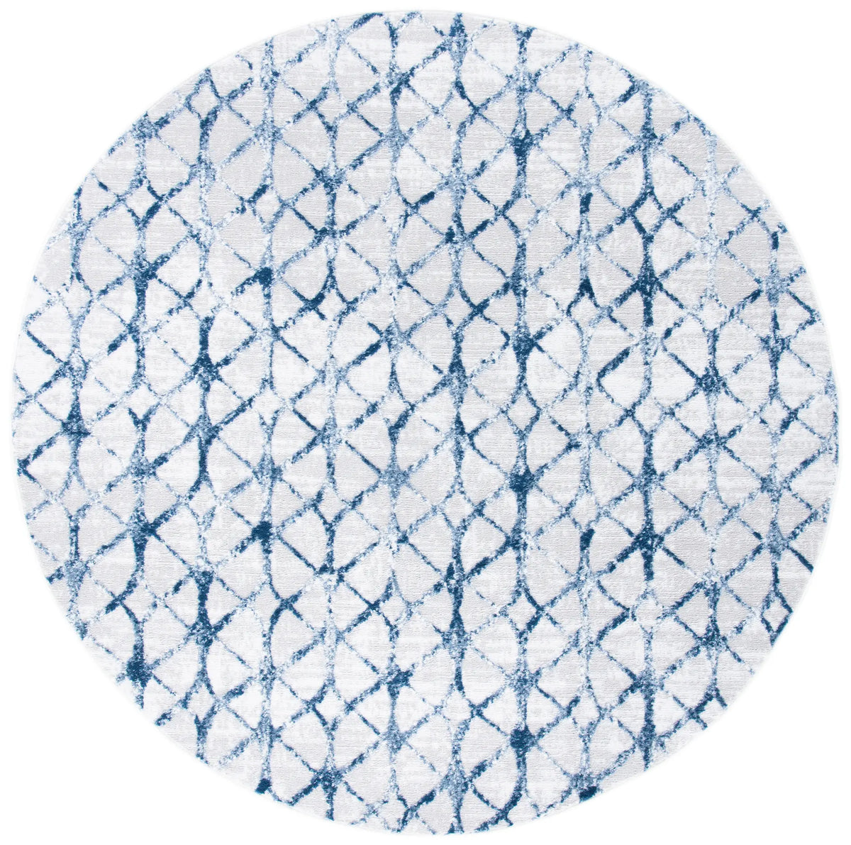 Safavieh Amelia 700 6'-7" x 6'-7" Rug in Grey / Navy