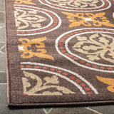 Safavieh Veranda 5'-3" x 7'-7" Rug in Chocolate / Terracotta