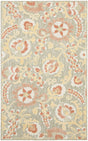 Nourison Aloha ALH17 Machine Made Sage, Rose Rug
