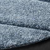 Safavieh Florida Shag 5'-0" x 5'-0" Rug in Light Blue / Blue