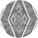 Safavieh Metro 6'-0" x 6'-0" Rug in Black / Ivory