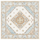 Safavieh Capri 7'-0" x 7'-0" Rug in Ivory / Rust