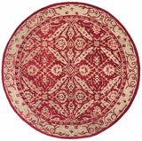 Safavieh Anatolia 6'-0" x 6'-0" Rug in Red / Ivory