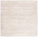 Safavieh Hudson Shag 7'-0" x 7'-0" Rug in Ivory / Beige