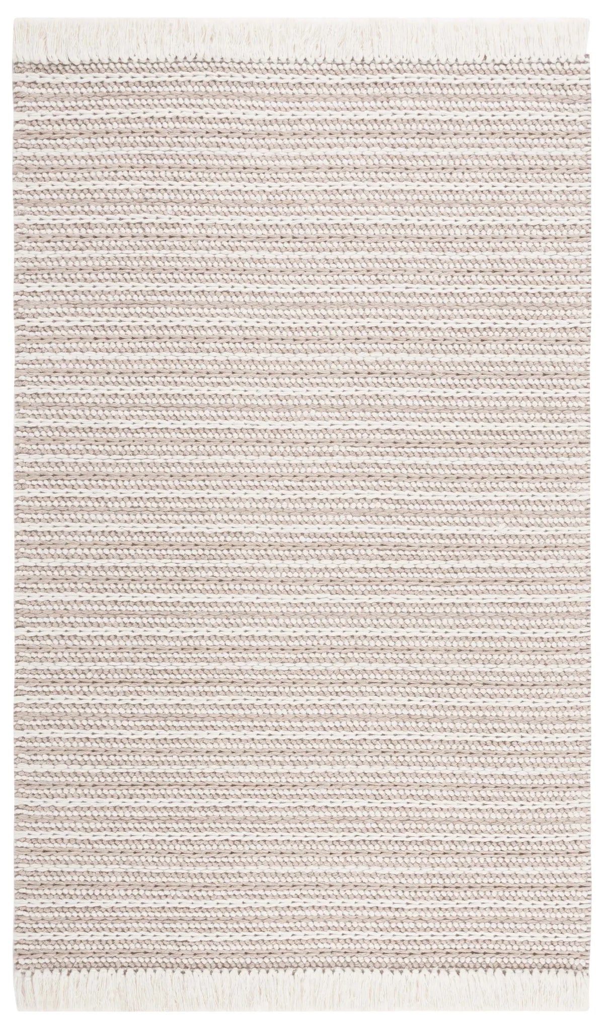Safavieh Natura 4'-0" x 6'-0" Rug in Taupe / Ivory
