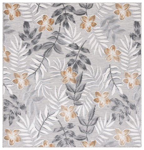 Safavieh Cabana 6'-5" x 6'-5" Rug in Grey / Ivory