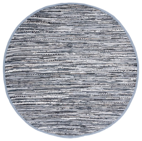 Safavieh Rag Rug 6'-0" x 6'-0" Rug in Grey