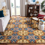 Safavieh Wyndham 8'-0" x 10'-0" Rug in Blue / Gold