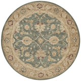 Safavieh Antiquity 6'-0" x 6'-0" Rug in Teal Blue / Taupe