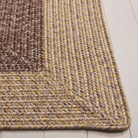 Safavieh Braided 5'-0" x 8'-0" Rug in Beige / Brown