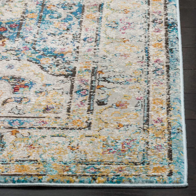 Safavieh Aria 4'-0" x 6'-0" Rug in Creme / Red