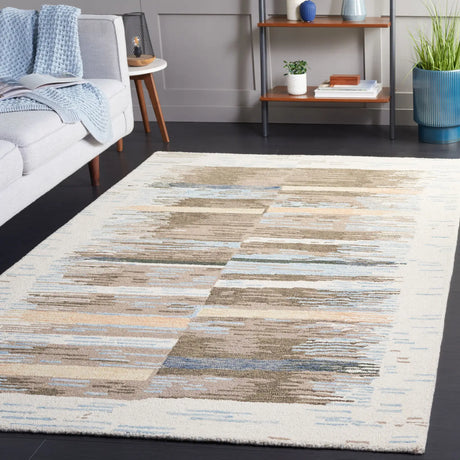 Safavieh Ebony 4'-0" x 6'-0" Rug in Ivory / Brown