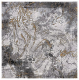 Safavieh Craft 6'-7" x 6'-7" Rug in Grey / Gold