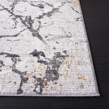 Safavieh Meadow 500 4'-0" x 6'-0" Rug in Light Grey / Black