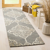 Safavieh Dip Dye 2'-3" x 10'-0" Rug in Slate / Beige