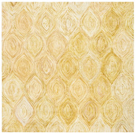 Safavieh Ikat 6'-0" x 6'-0" Rug in Gold