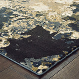 Oriental Weavers Sphinx Bowen 1808Q Navy / Gold Rugs - corner detail