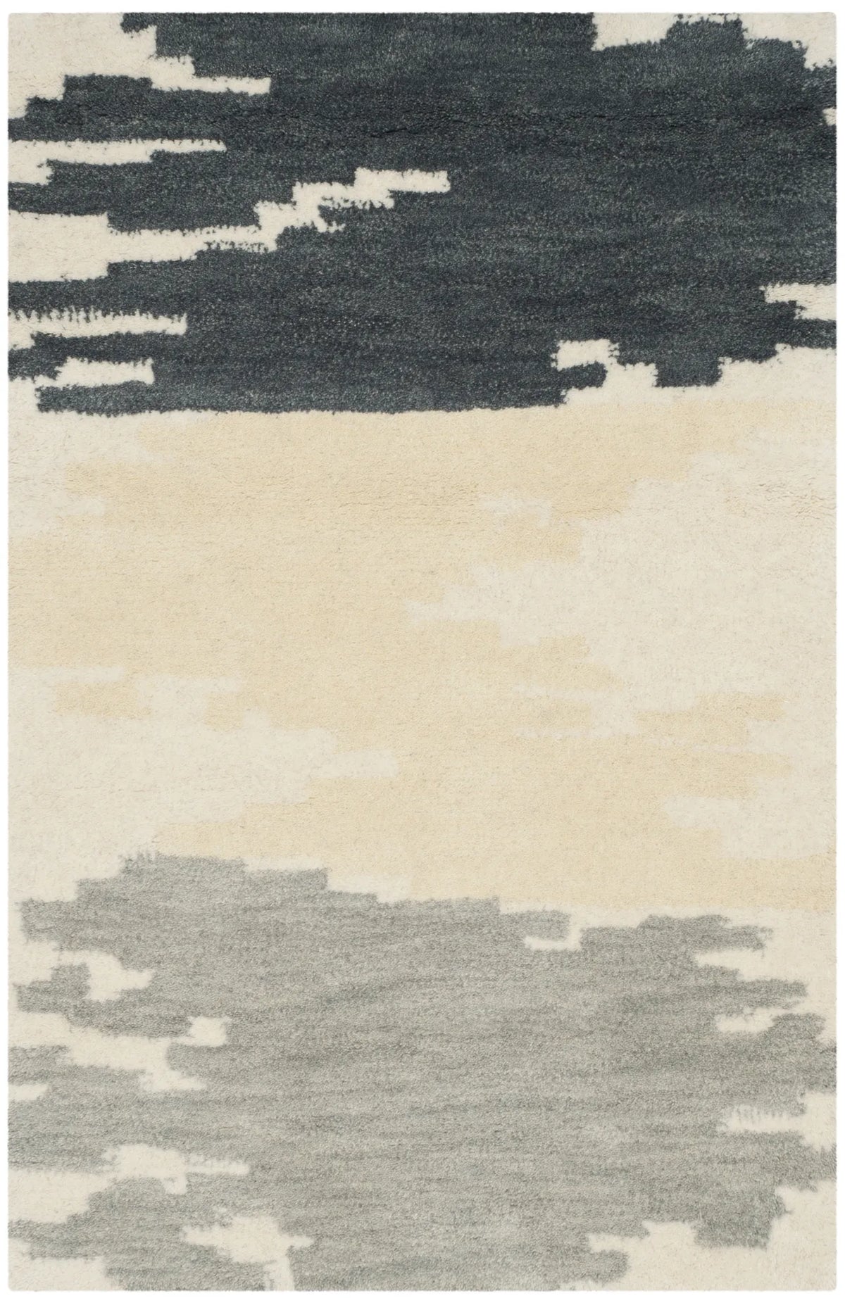 Safavieh Soho 2'-0" x 3'-0" Rug in Ivory / Grey