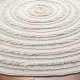 Safavieh Chloe 6'-7" x 6'-7" Rug in Ivory / Grey