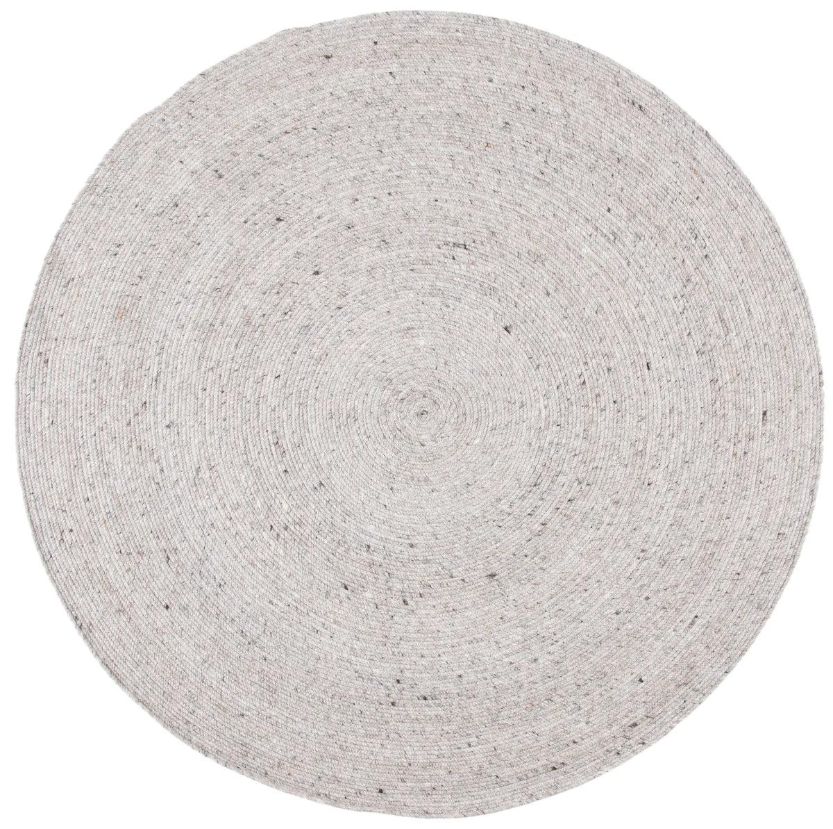 Safavieh Braided 5'-0" x 5'-0" Rug in Light Grey