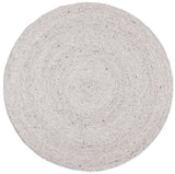 Safavieh Braided 5'-0" x 5'-0" Rug in Light Grey