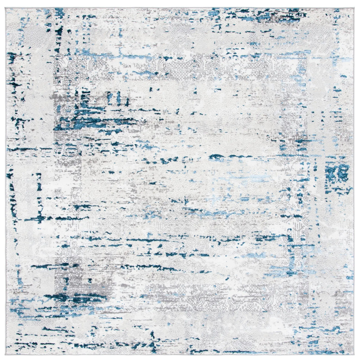 Safavieh Amelia 6'-7" x 6'-7" Rug in Grey / Blue