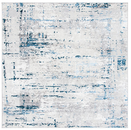 Safavieh Amelia 6'-7" x 6'-7" Rug in Grey / Blue